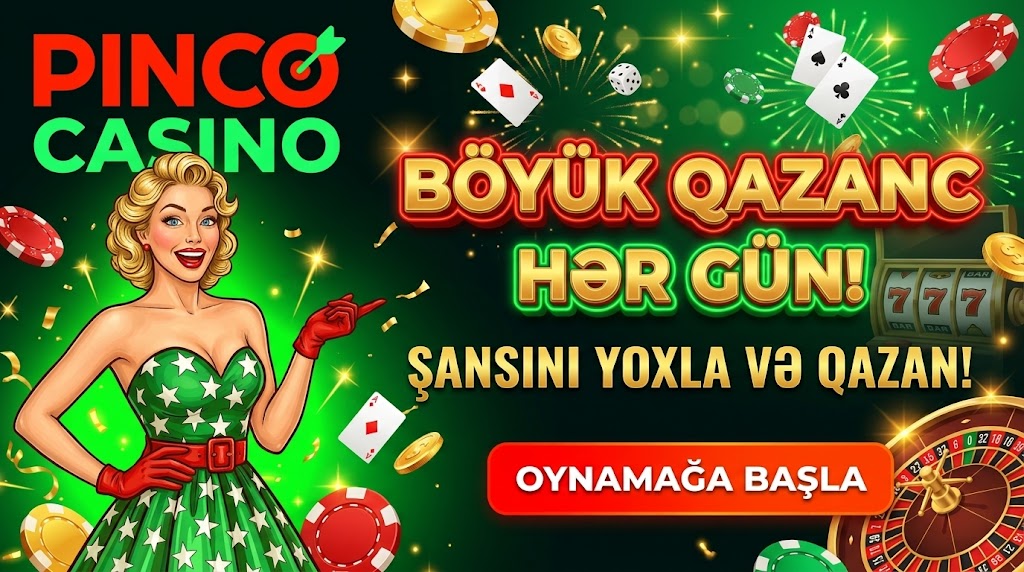 Pinko casino oyun seçimi və aksiyaları
